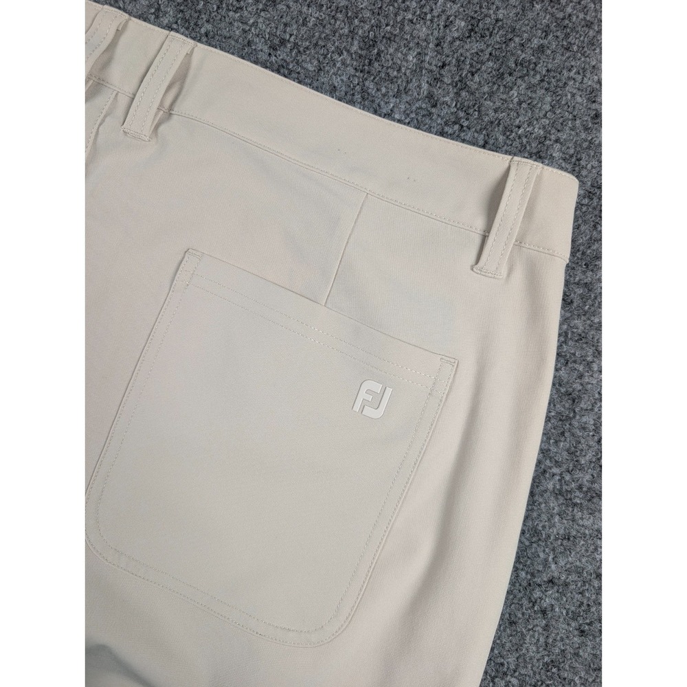 FootJoy Knit Golf Pants Mens 38/32 Beige Performance‎ Casual Stretch Comfort - Picture 11 of 11